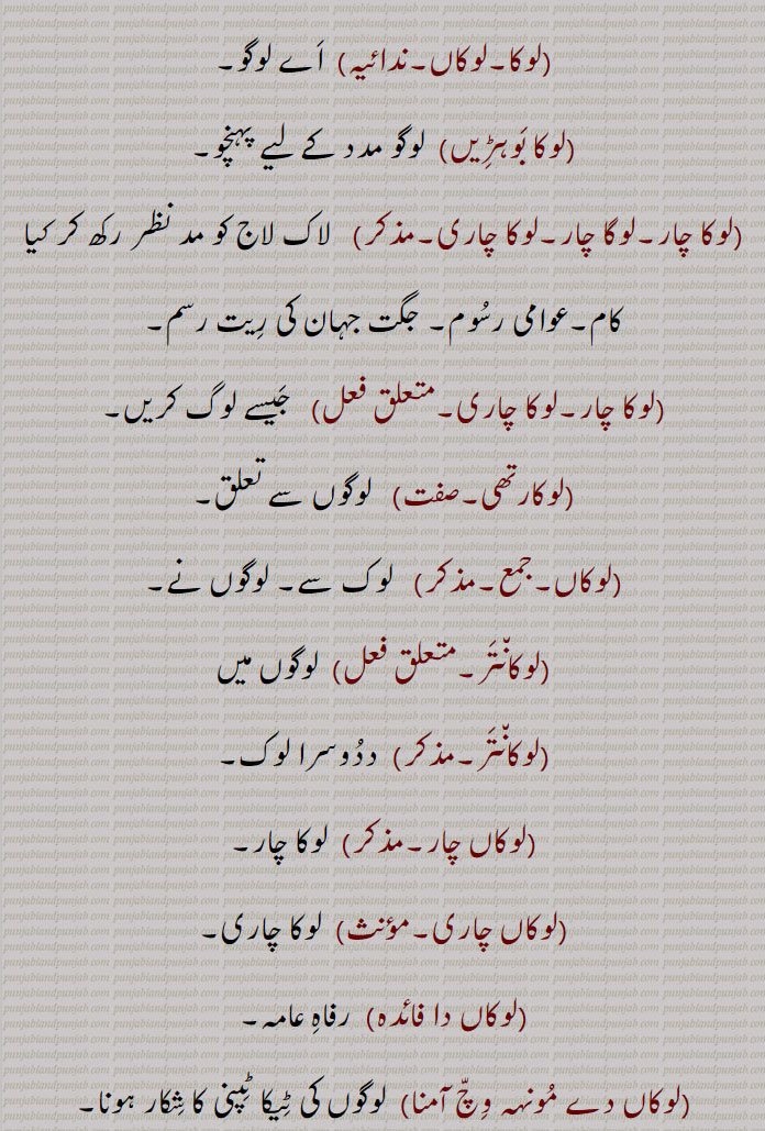لوکا,لوکاں,لوکا بوہڑیں,لوکا چار,لوگا چار,لوکا چاری,لوکا چار,لوکا چاری,لوکارتھی,لوکاں,لوکانتر,لوکانتر,لوکاں چار,لوکاں چاری,لوکاں دا فائدہ,لوکاں دے مونہہ وچ آمنا,