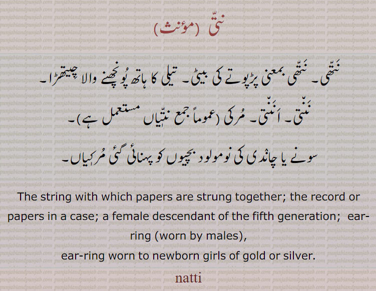 ی,natti ,ਨੱਤੀ,نتیاں , ਨੱਤੀਆਂ ,nattiyaaN,natti ,ننتی, اننتی, مرکی ,  ਨੱਤੀ, natiyaaN,
Traditional Ornaments of Punjab,Jewellery,jewelry,zaiwar,زیور, ,گہنا,بُھوکھن,النکار,ٹُوم,ٹومب,ٹونب  