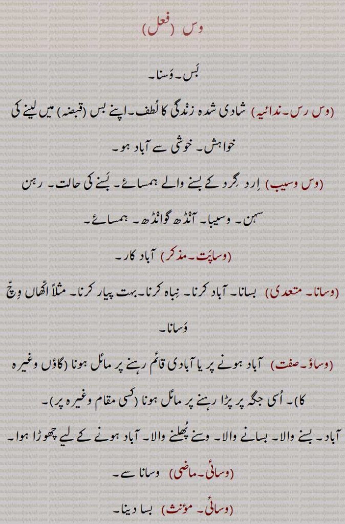 وس ,بس,وس رس,وس وسیب,وساپت,وسانا,وساؤ,وسائی,وسدا بوہا,وسدا ,