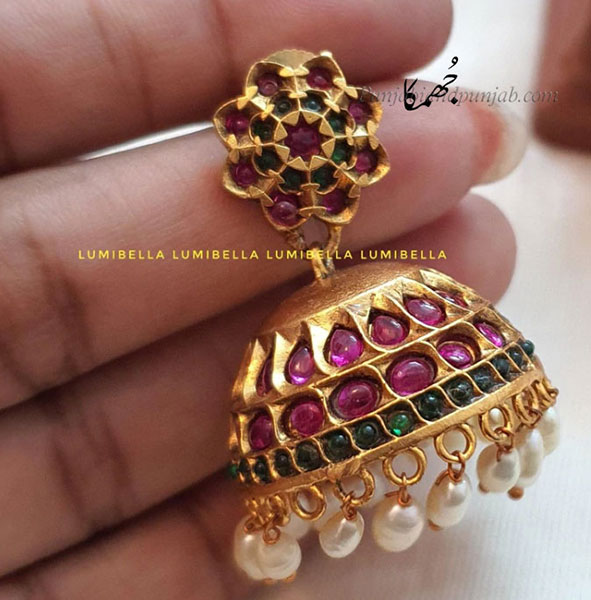 جھمکا,جھبکا,jhubka,jhumka,ਝੁਬਕਾ,ਝੁਬਕ, ਝੁਮਕਾ, ਝੁਮਕਣ,,Traditional Ornaments of Punjab,Jewellery,jewelry,zaiwar,زیور, ,گہنا,بُھوکھن,النکار,ٹُوم,ٹومب,ٹونب چھلا 