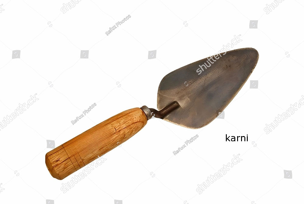karni tool .trowel.manjhola, اوزار