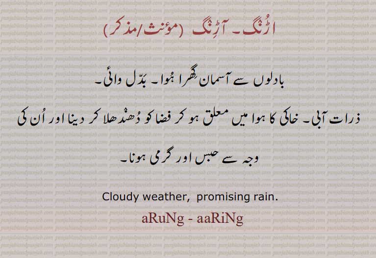 اڑنگ۔ آڑنگ,arung, aaring ,