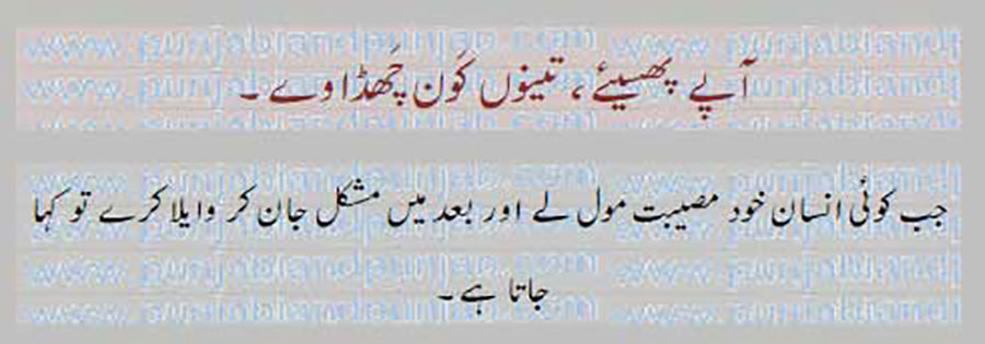 آپے پھسیئے,
aape phasiye